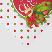 Stippen & Decoratief Kerstmis Gefeliciteerd Tissuepapier (Detail)