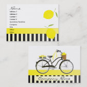 Stippen en Lemons-fiets Visitekaartje (Voorkant / Achterkant)