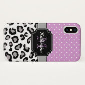 Stippen en luipaard afdrukken Case-Mate iPhone case (Achterkant (horizontaal))