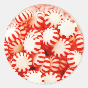Stippen en minirokers ronde sticker