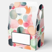 Stippen en strepen 4 bedankdoosjes (Geopend)