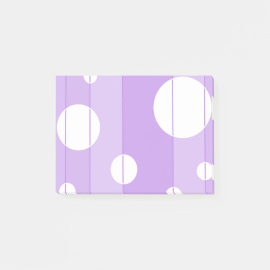 Stippen en strips in FairytalePurple Post-it® Notes (Voorkant)