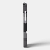 Stippen en strips in grijs Case-Mate iPhone case (Achterkant / Links)