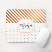 Stippen en strips muismat (Met muis)