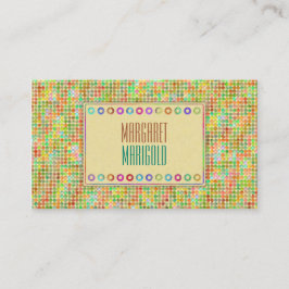 Stippen Geel Visitekaartje