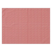 Stippen Horizontaal grafisch patroonrood wit Tafelkleed (Voorkant (Horizontaal))