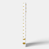 Stippen in goud en wit Case-Mate iPhone case (Achterkant / Rechts)