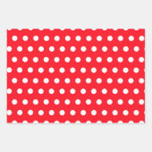 Stippen Inpakpapier - Rood en Zwarte Stippen (Voorkant 3)