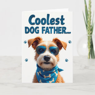 Stippen Koele Hond Portretkaart Kaart