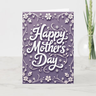 Stippen Lavendelkaart Kaart