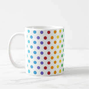 Stippen met kleur koffiemok