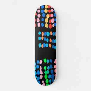 Stippen met kleur skateboard