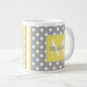 Stippen Monogram Jumbo Mok