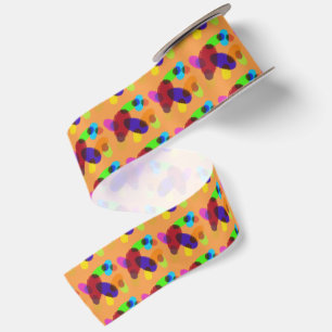 Stippen Multi Kleur Confetti Patroon Lint