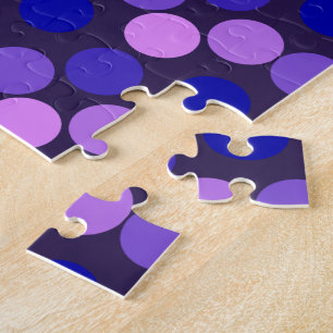 Stippen Paars en roze JIGSAW PUZZZLE Legpuzzel