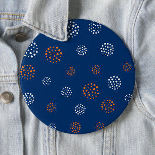Stippen Patroon 13 Ronde Button 6,0 Cm