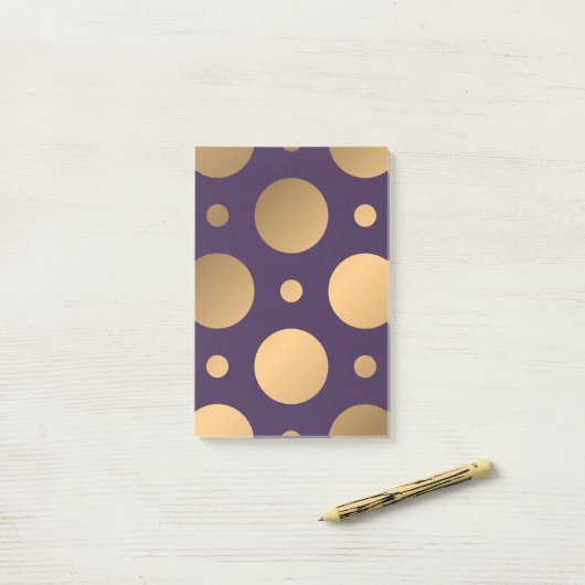 Stippen Patroon 15 Post-it® Notes (Op bureau)