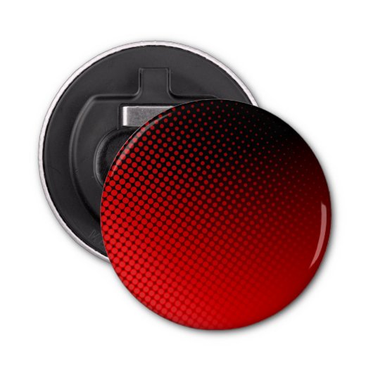 Stippen patroon button flesopener (Voorkant)