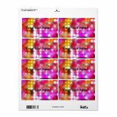 Stippen patroon etiket (Full Sheet)