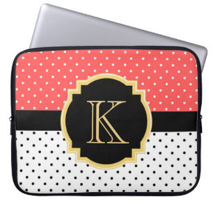 Stippen patroon laptop sleeve