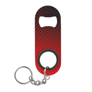 Stippen patroon sleutelhanger flessenopener