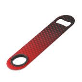 Stippen patroon speed flessenopener (Achterkant Gekanteld)