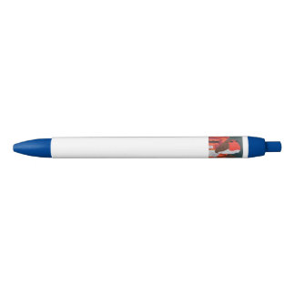 Stippen Robin Blauwe Trim Pen