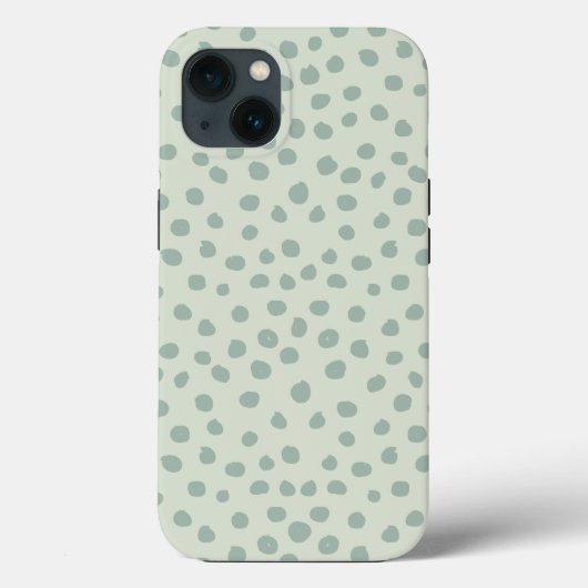 Stippen Sage Green Case-Mate iPhone Case (Achterkant)