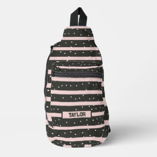 Stippen & Stripes gepersonaliseerd Sling Bag