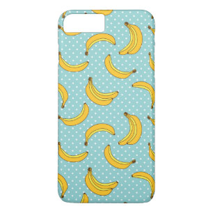 Stippen van bananen en pokken 	iPhone 8 plus / 7 plus hoesje