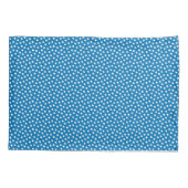 Stippen van de Franse blauwe Waterverf Pillow Hoes (Achterkant)