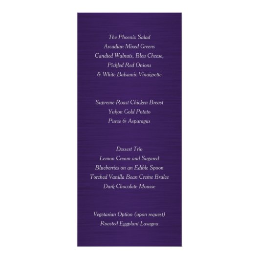 Stippen van Paarse en zilverConfetti Reclamekaart (Achterkant)