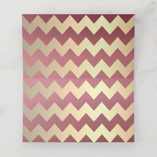 Stippen van roos en goudvron en Confetti (Binnenkant ongevouwen)