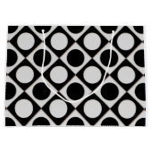 Stippen & vierkantjes / zwart wit + uw ideeën groot cadeauzakje (Voorkant)