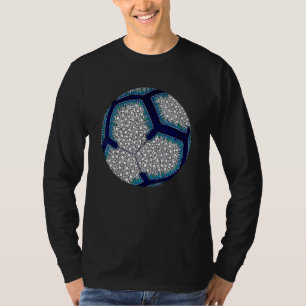 Stippen Voetbal Speler Internationale Stippen Dag T-shirt
