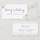 Stippen voor de perskoeken Visitekaartje (Voorkant / Achterkant)