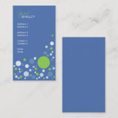 Stippen voor de retro van het voorjaar visitekaartje (Voorkant / Achterkant)