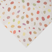 Stippen voor kleurrijke kunst op beige tissuepapier (Detail)