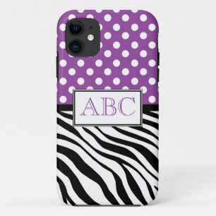 Stippenpaars & Zebraprint iPhone 5 Hoesje