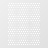Stippenpatroon | Minimalistische witte gespikkelde Raamsticker (Vel)