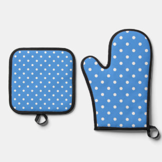 Stippenpatroon Ovenwant & Pannenlap Set