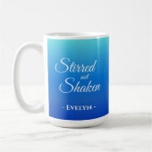 Stired not Shaken Personalized Christian Mug (Gauche)