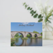 Stirling Bridge Scotland Briefkaart (Staand voorkant)