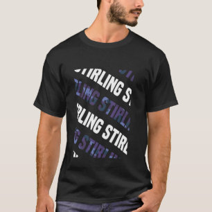 Stirling Camo Pattern Paarse Camouflage T-shirt