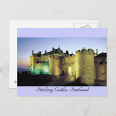 Stirling Castle bij het Briefkaart Dusk (Voorkant / Achterkant)