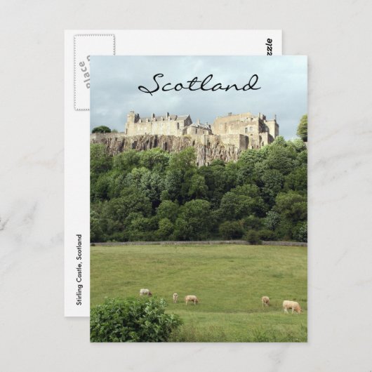 stirling castle schaafveld briefkaart (Voorkant / Achterkant)