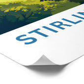 Stirling Castle Schotland Reisprint Poster (Hoek)