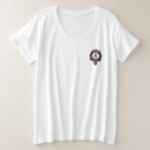 Stirling van Cadder Clan Women's Grote Maat T-shirt (Design voorkant)