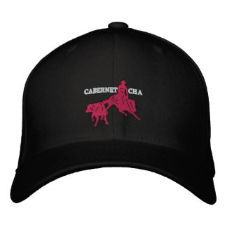 Stitch Cabernet CHA Noir Casquette Rose
