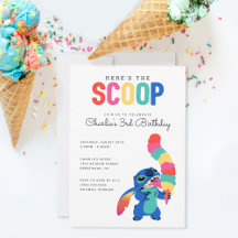 Stitch | Hier is de Scoop Ice Cream Birthday
